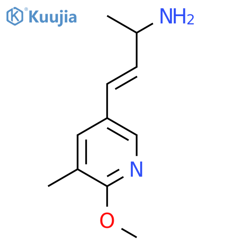 4-(6-Methoxy-5-methylpyridin-3-yl)but-3-en-2-amine structure