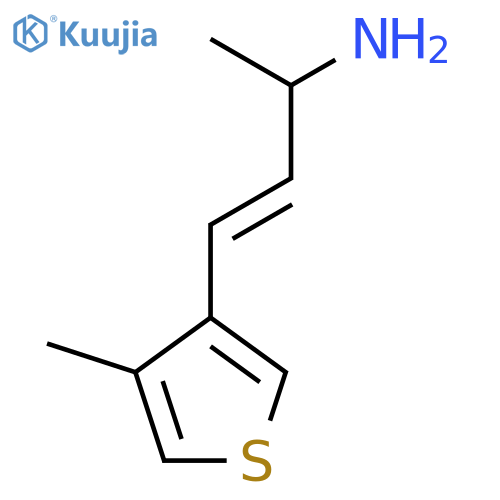 4-(4-methylthiophen-3-yl)but-3-en-2-amine structure