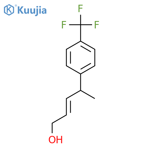 4-4-(trifluoromethyl)phenylpent-2-en-1-ol structure