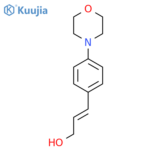 3-4-(morpholin-4-yl)phenylprop-2-en-1-ol structure