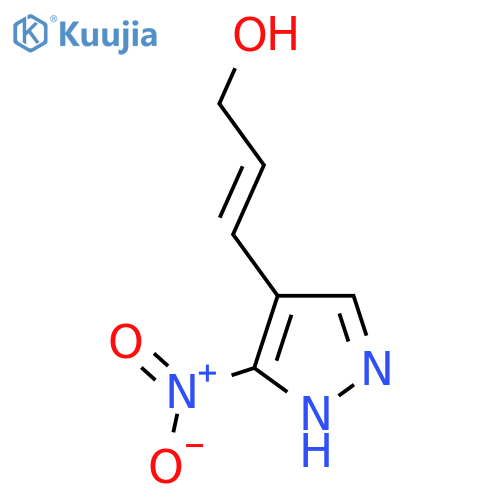 3-(3-nitro-1H-pyrazol-4-yl)prop-2-en-1-ol structure