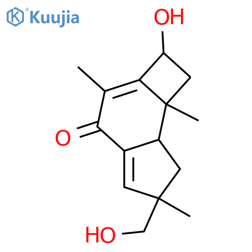 5,12-Dihydroxy-6,9-protoilludadien-8-one; (5β,11S)-form structure