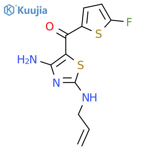 (2-(Allylamino)-4-aminothiazol-5-yl)(5-fluorothiophen-2-yl)methanone structure