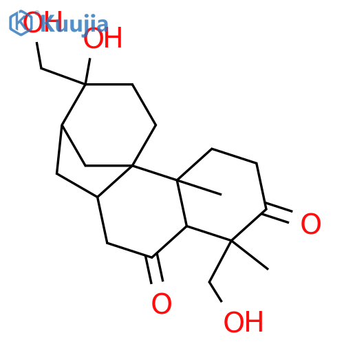 3,6,16,17,18-Aphidicolanepentol; (3α,6α,16β)-form, 3,6-Diketone structure