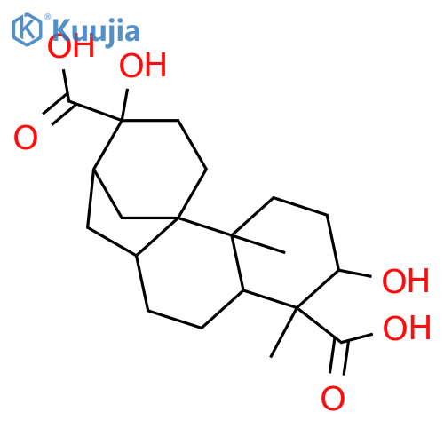 3,16,17,18-Aphidicolanetetrol; (3α,16β)-form, 17,18-Dicarboxylic acid structure