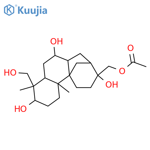 3,7,16,17,18-Aphidicolanepentol; (3α,7α,16β)-form, 17-Ac structure