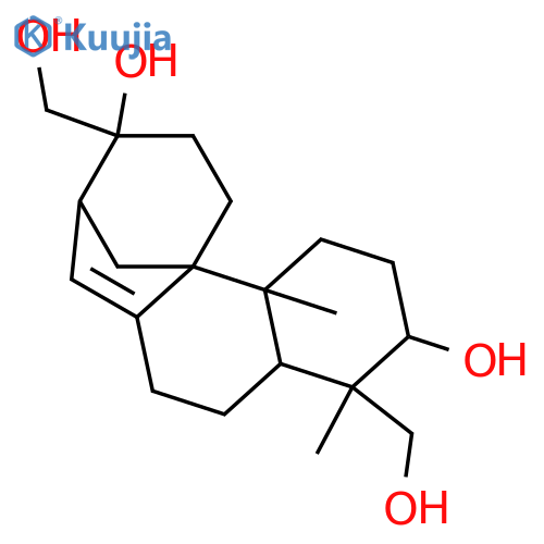 8(13)-Aphidicolene-3,16,17,18-tetrol; (3α,16β)-form structure