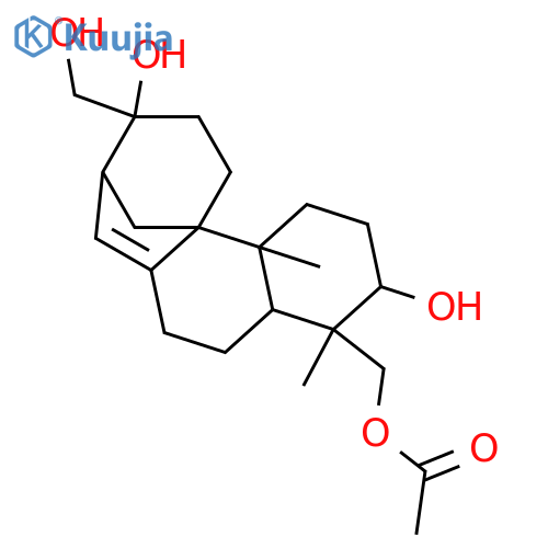 8(13)-Aphidicolene-3,16,17,18-tetrol; (3α,16β)-form, 18-Ac structure