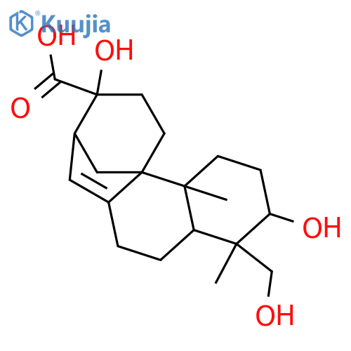8(13)-Aphidicolene-3,16,17,18-tetrol; (3α,16β)-form, 17-Carboxylic acid structure