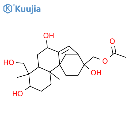 8(13)-Aphidicolene-3,7,16,17,18-pentol; (3α,7β,16β)-form, 17-Ac structure