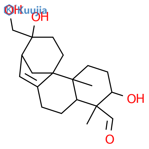 8(13)-Aphidicolene-3,16,17,18-tetrol; (3β,16β)-form, 18-Aldehyde structure