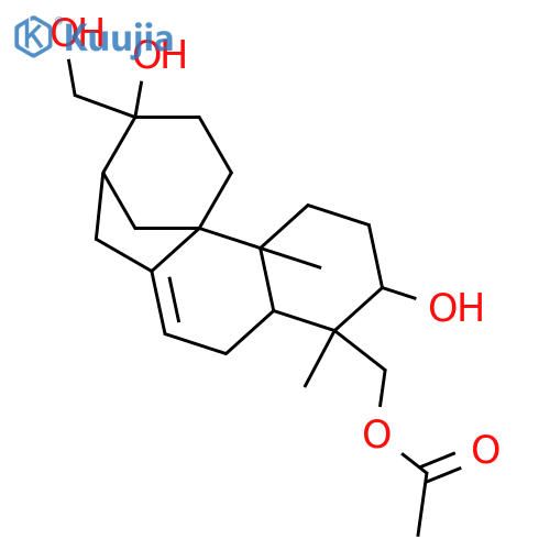 7-Aphidicolene-3,16,17,18-tetrol; (3α,16β)-form, 18-Ac structure