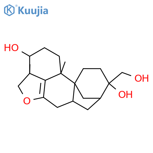 6,18-Epoxy-5-aphidicolene-3,16,17-triol; (3α,16β)-form structure