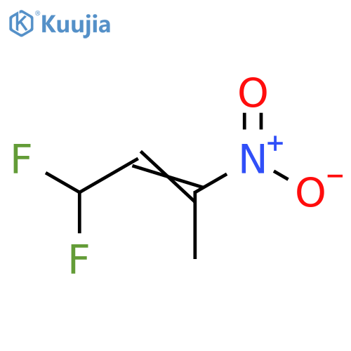 1,1-difluoro-3-nitrobut-2-ene structure