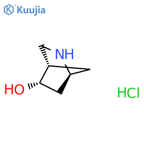 endo-2-azabicyclo[2.2.1]heptan-5-ol;hydrochloride structure