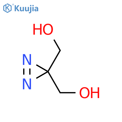 3-(hydroxymethyl)-3H-diazirin-3-ylmethanol structure