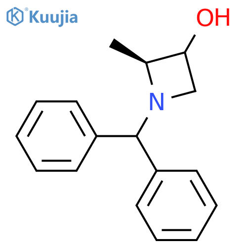 (2S)-1-(diphenylmethyl)-2-methylazetidin-3-ol structure