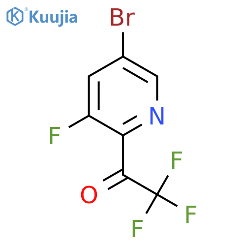 1-(5-Bromo-3-fluoropyridin-2-yl)-2,2,2-trifluoroethanone structure