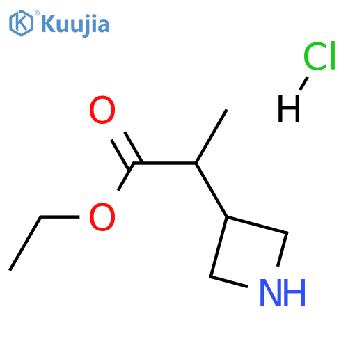 ethyl 2-(azetidin-3-yl)propanoate;hydrochloride structure