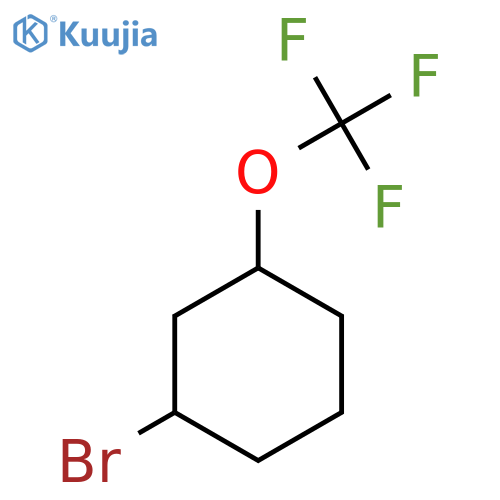 1-Bromo-3-(trifluoromethoxy)cyclohexane structure