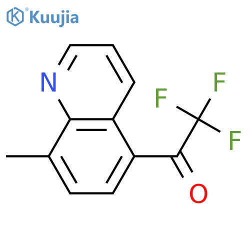 2,2,2-trifluoro-1-(8-methylquinolin-5-yl)ethan-1-one structure