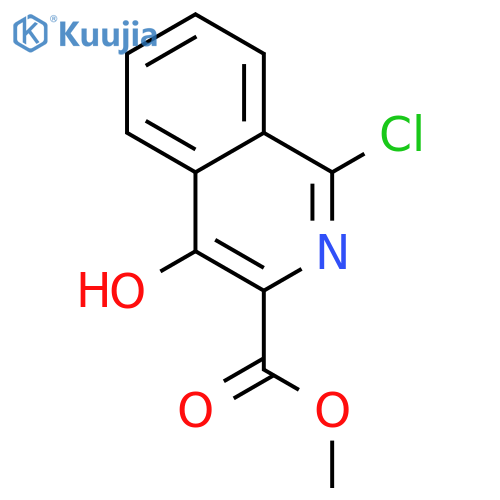 Methyl 1-Chloro-4-hydroxyisoquinoline-3-carboxylate structure