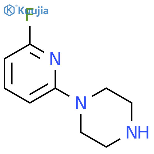 1-(6-Fluoropyridin-2-yl)piperazine structure