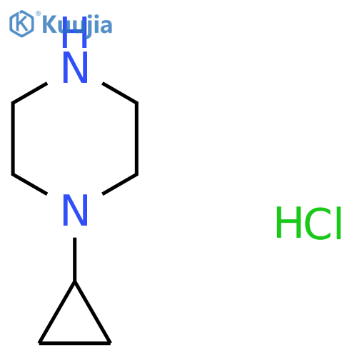 1-Cyclopropylpiperazine hydrochloride structure