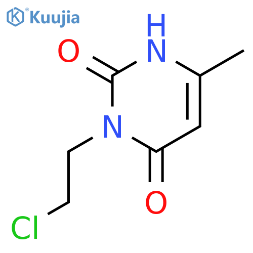 3-(2-Chloroethyl)-6-methylpyrimidine-2,4(1H,3H)-dione structure
