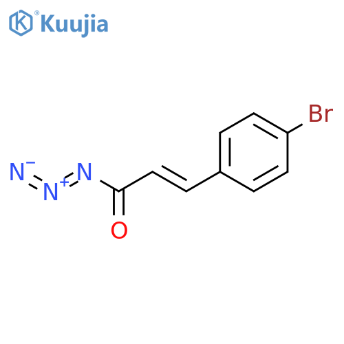 2-Propenoyl azide, 3-(4-bromophenyl)- structure