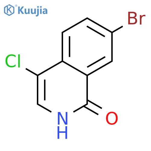 7-Bromo-4-chloroisoquinolin-1(2H)-one structure
