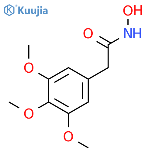 Benzeneacetamide,N-hydroxy-3,4,5-trimethoxy- structure