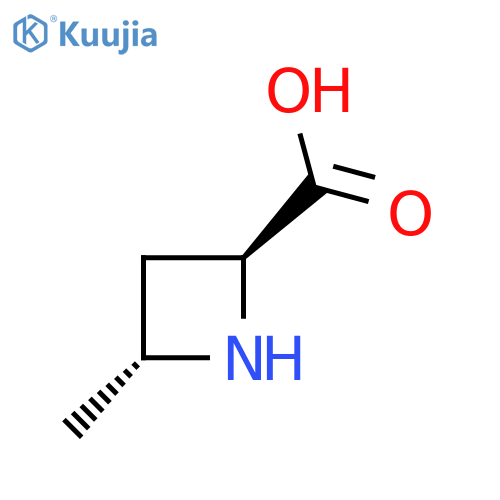 (2S,4R)-4-methylazetidine-2-carboxylic acid structure