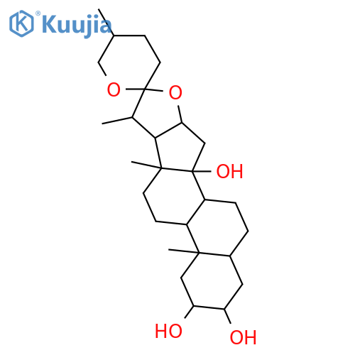 Spirostane-2,3,14-triol; (2α,3β,5α,14α,25S)-form structure