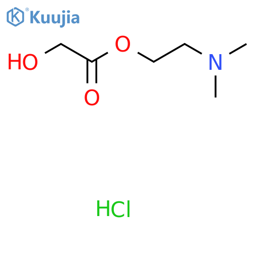 2-(Dimethylamino)ethyl 2-hydroxyacetate;hydrochloride structure