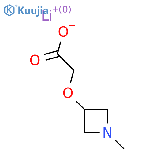 Lithium(1+) ion 2-[(1-methylazetidin-3-yl)oxy]acetate structure