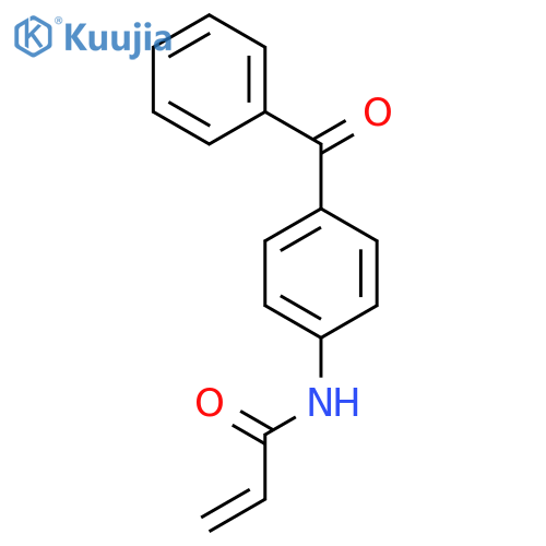 2-Propenamide, N-(4-benzoylphenyl)- structure