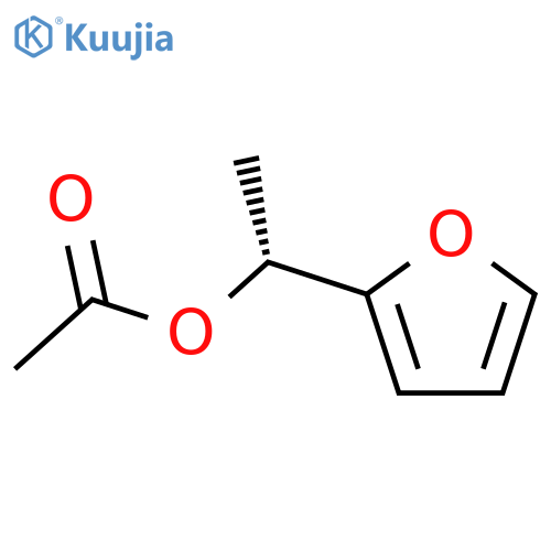 2-Furanmethanol, a-methyl-, 2-acetate structure