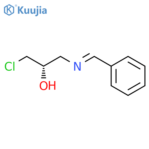 (S)-1-(Benzylideneamino)-3-chloropropan-2-ol structure