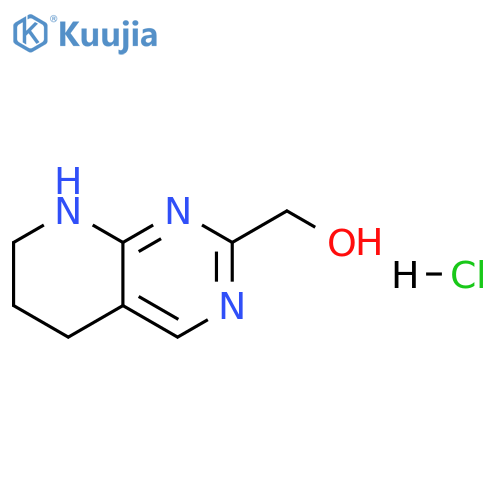 Pyrido[2,3-d]pyrimidine-2-methanol, 5,6,7,8-tetrahydro-, hydrochloride (1:1) structure