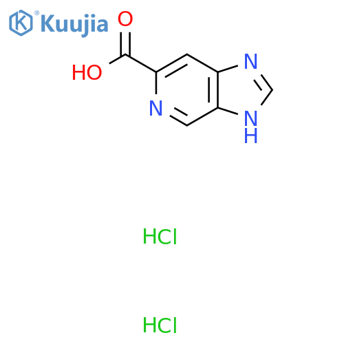 3H-Imidazo[4,5-c]pyridine-6-carboxylic acid;dihydrochloride structure