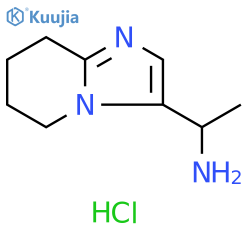 1-(5,6,7,8-Tetrahydroimidazo[1,2-a]pyridin-3-yl)ethan-1-amine dihydrochloride structure