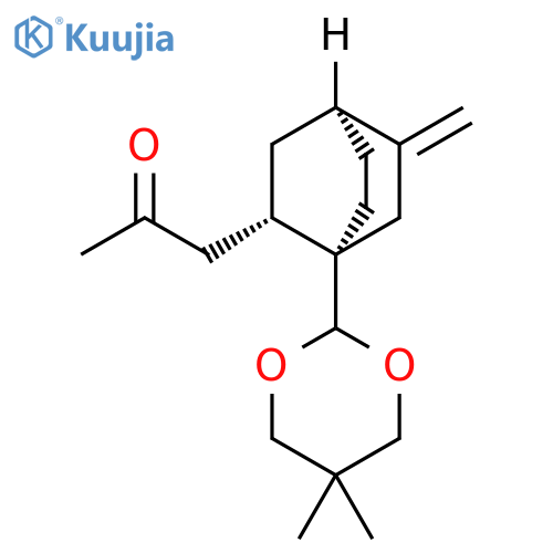rel-1-[(1R,2S,4S)-1-(5,5-Dimethyl-1,3-dioxan-2-yl)-5-methylenebicyclo[2.2.2]oct-2-yl]-2-propanone structure