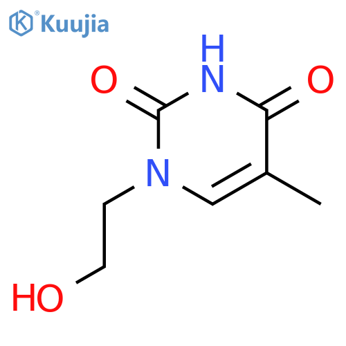 Thymine; N1-(2-Hydroxyethyl) structure