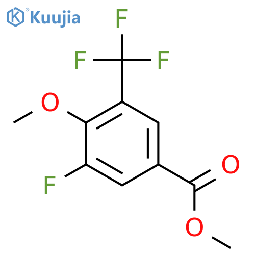 Methyl 5-Fluoro-4-methoxy-3-(trifluoromethyl)benzoate structure