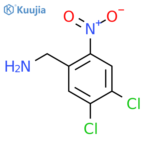 (4,5-Dichloro-2-nitrophenyl)methanamine structure
