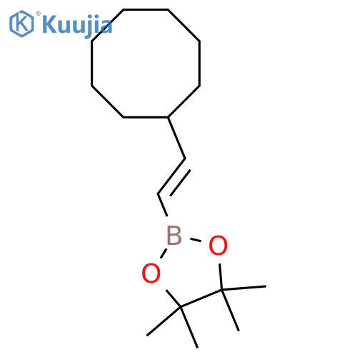 2-(2-Cyclooctylethenyl)-4,4,5,5-tetramethyl-1,3,2-dioxaborolane structure