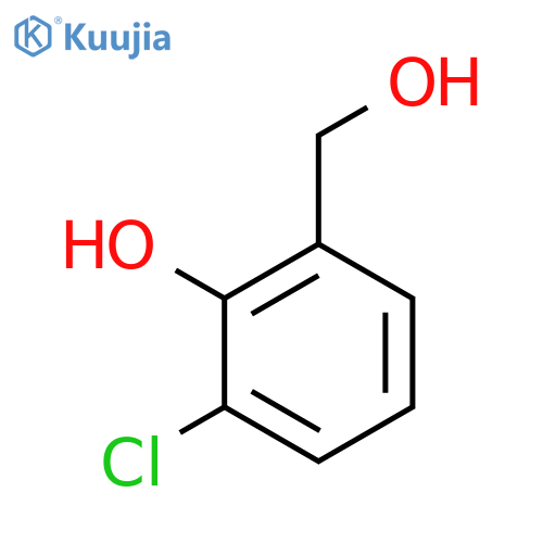 2-chloro-6-(hydroxymethyl)phenol structure