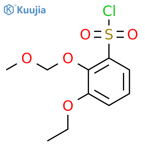 3-Ethoxy-2-(methoxymethoxy)benzene-1-sulfonyl chloride structure