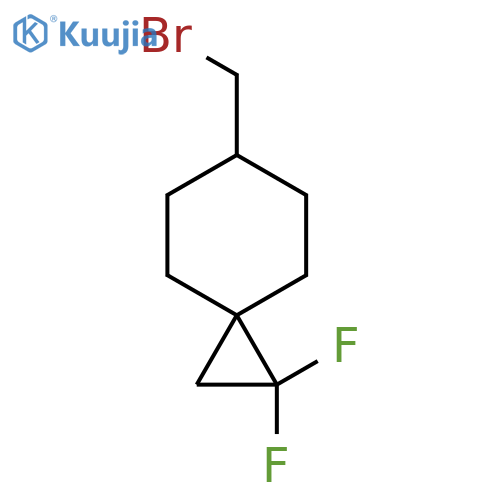 6-(bromomethyl)-2,2-difluoro-spiro[2.5]octane structure